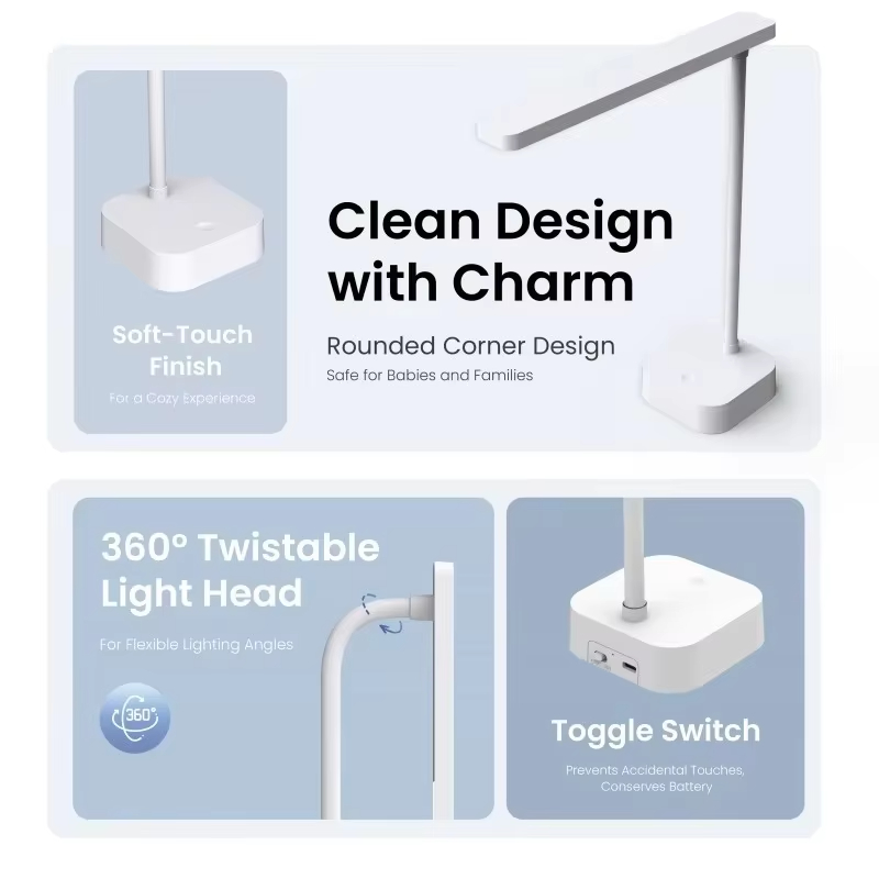 Yeelight Rechargeable Desk Lam - đánh giá và giá Books