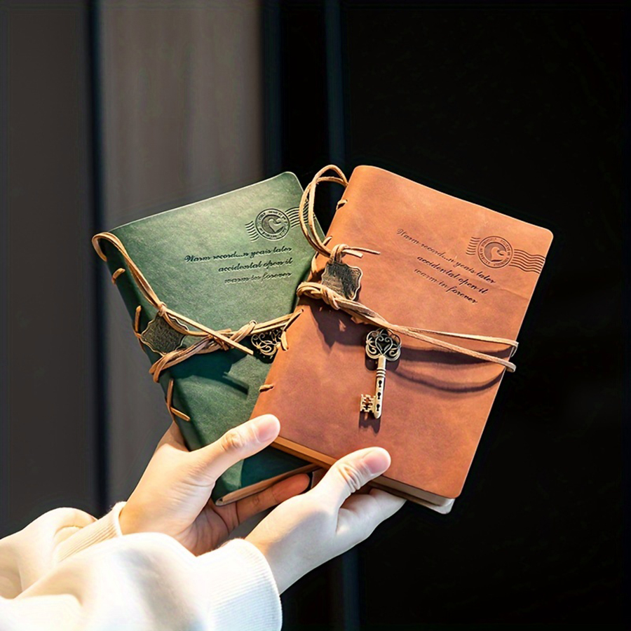 antique notebook with strap an - đánh giá và giá Vintage Leather Journal Notebook