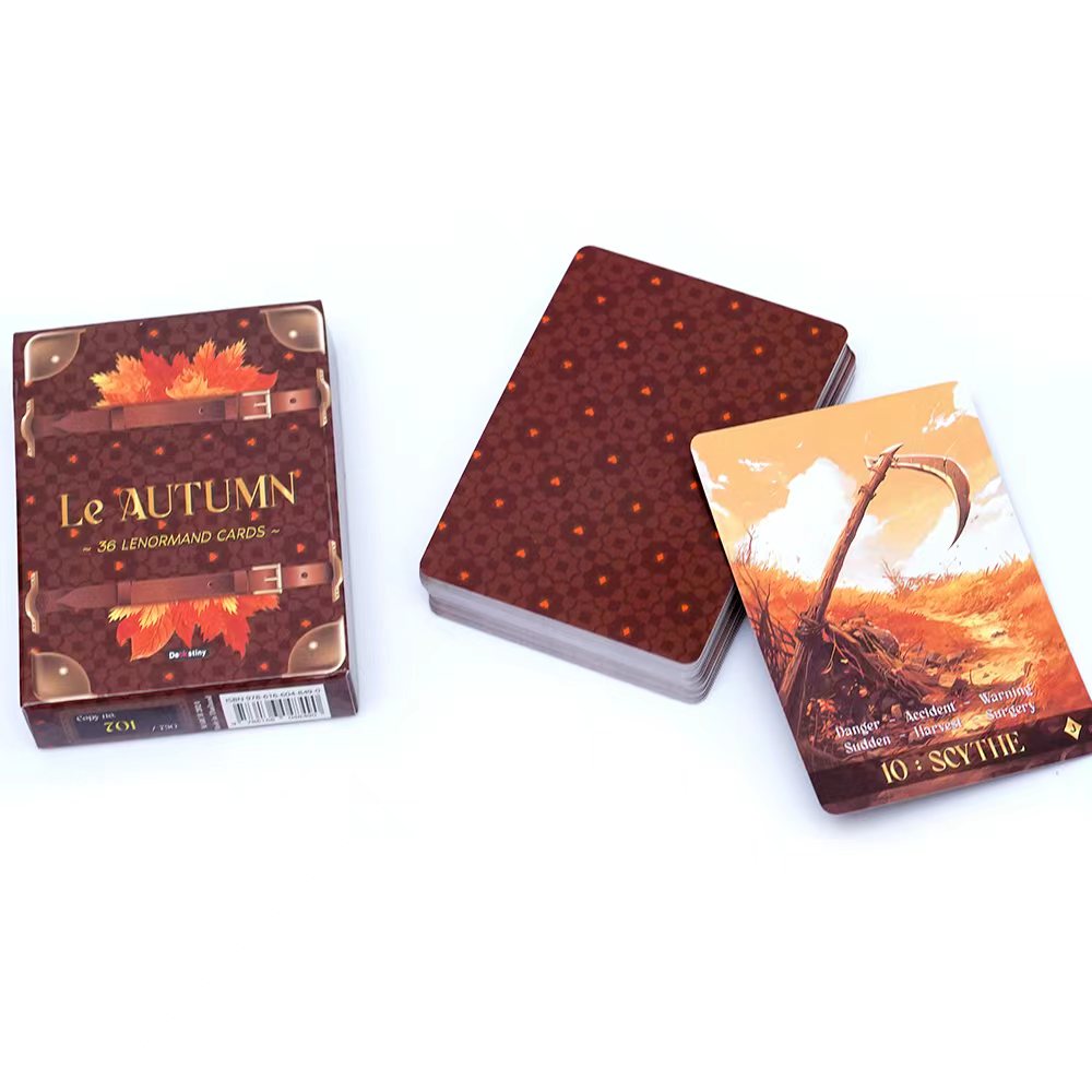 Lenormand Tarot Deck Le Autumn - đánh giá và giá Tarot Deck With Guidebook