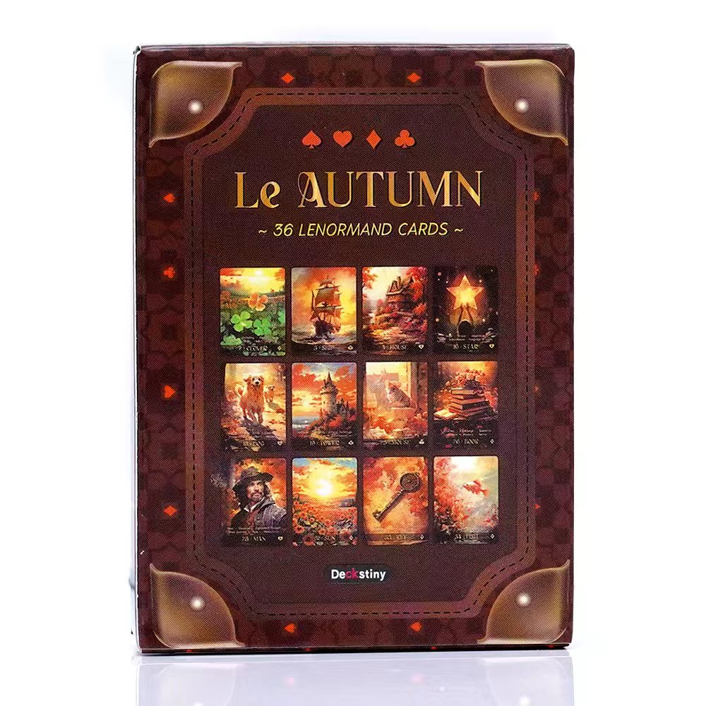 Lenormand Tarot Deck Le Autumn - đánh giá và giá Tarot Deck With Guidebook