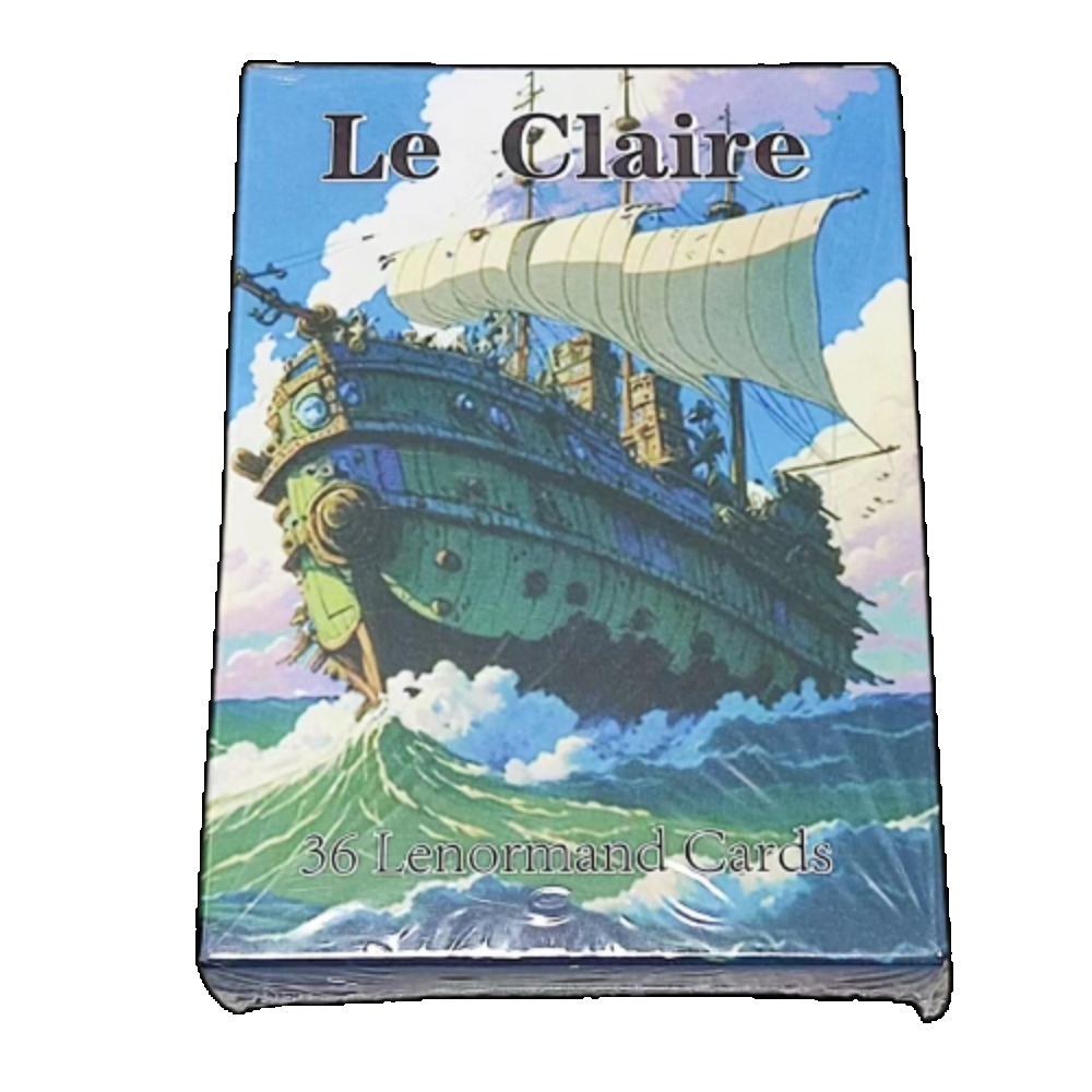 10.4*7.3cm Le Claire Lenormand - đánh giá và giá Tarot Deck With Guidebook