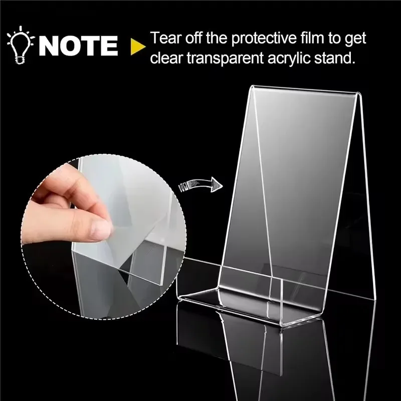 1/2/4Pcs Clear Acrylic Book Di - đánh giá và giá Clear Acrylic Book Stand Holder
