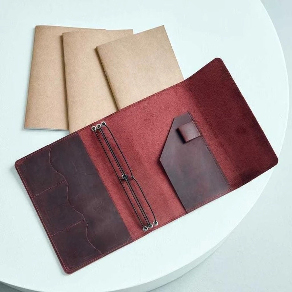 Vintage A5 Notebook Organizer  - đánh giá và giá Vintage Leather Journal Notebook