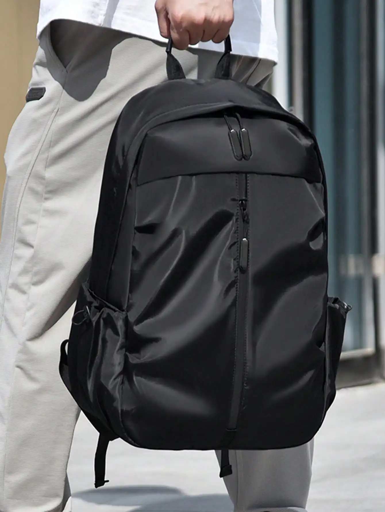 Unisex Nylon Backpack In Korea - đánh giá và giá Books