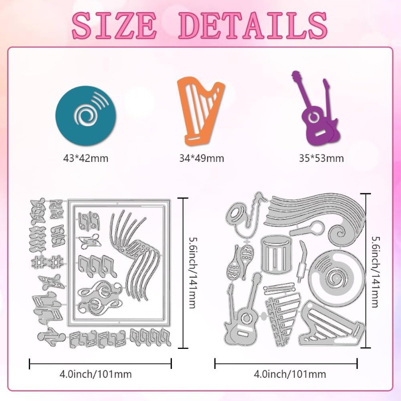 2pcs 27 Styles Musical Note Cu - đánh giá và giá Blank Sheet Music Notebook