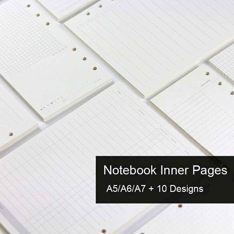A5 A6A7 45 Tờ Rời Lá Xách Tay  - đánh giá và giá A5 Spiral Dotted Grid Notebook