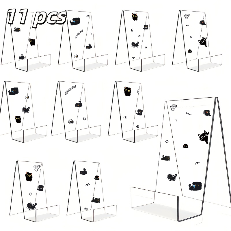 11pcs Acrylic Book Display Sta - đánh giá và giá Clear Acrylic Book Stand Holder
