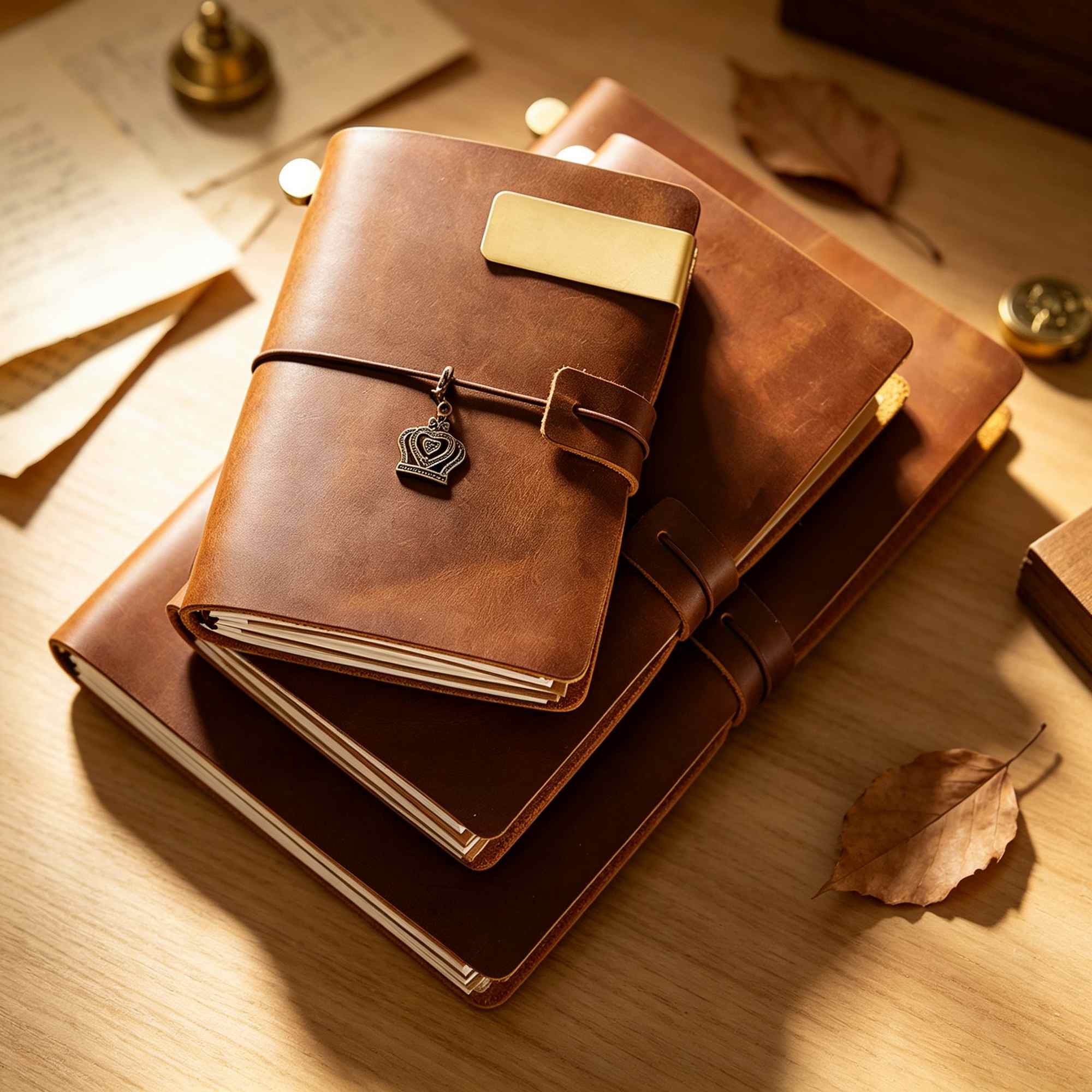 Crazy Horse Leather Travel Jou - đánh giá và giá Vintage Leather Journal Notebook